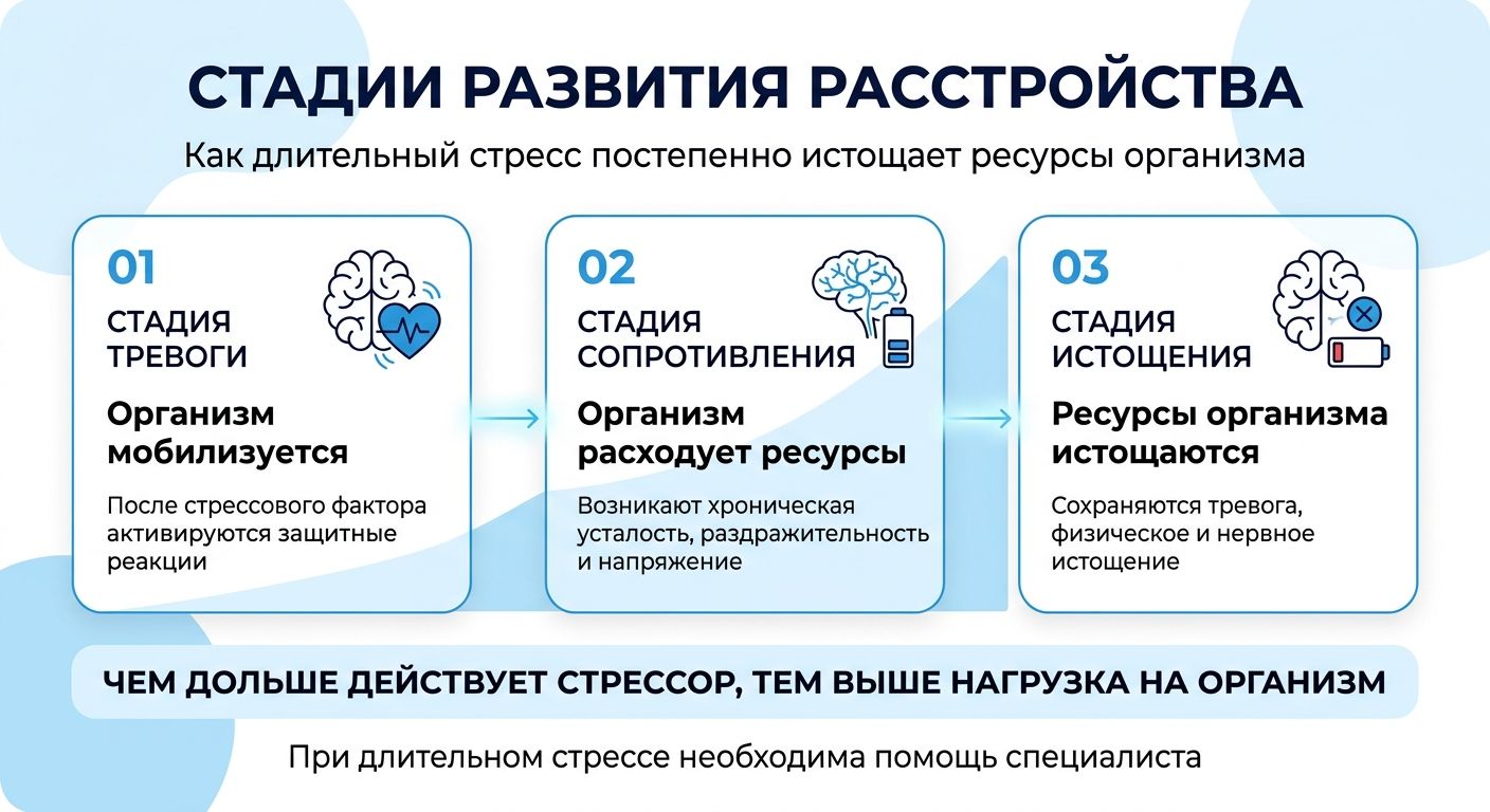 Лечение стресса в Белебее инфографика